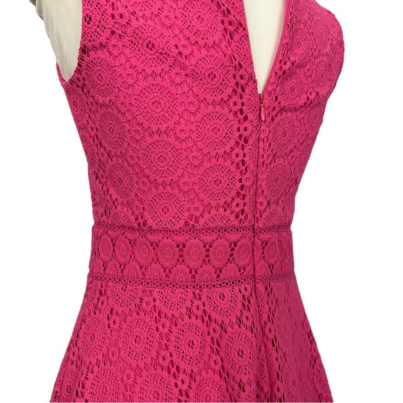 CHARTER CLUB | Pink Lace Sleeveless Fit & Flare A-Line Dress NWT - Picture 11 of 16